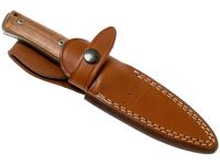 Нож с фиксированным клинком LionSteel B35, сталь Sleipner, рукоять Santos Wood