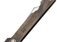 Нож складной Higonokami Nagao Kanekoma, 70мм, сталь SK-5 3 слоя, рукоять нержавеющая сталь черная