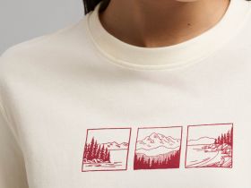 Удлиненная футболка прямого кроя из джерси