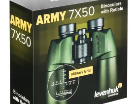 Бинокль Levenhuk Army 7x50 с сеткой
