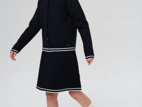 Комплект: кардиган, юбка