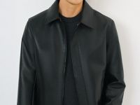 Куртка из искусственной кожи, Черный