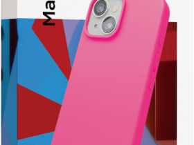 Клип-кейс VLP Aster Case с MagSafe для Apple iPhone 15 розовый