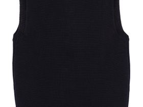 Жилет вязаный на молнии