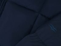 Стеганый пуховик с натуральным пухом