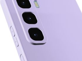 Клип-кейс Krutoff Silicone для Infinix Hot 60 Pro Фиолетовый