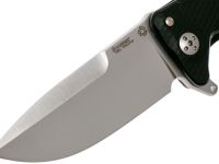 Нож складной LionSteel SR11A BS, сталь Uddeholm Sleipner®, рукоять алюминий (Black Solid® Aluminum)