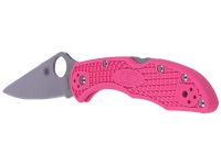 Складной нож Spyderco Delica 4 сталь S30V, рукоять Pink FRN