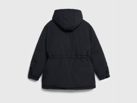 Пуховик для девочек, Черный