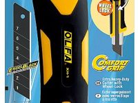 Нож OLFA с выдвижным лезвием 25 мм двухкомпонентный корпус, трещоточный фиксатор