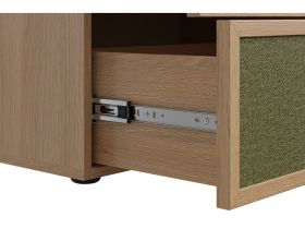 Комод Флавир 140x77 Рогожка Оливковый