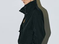 Лёгкая куртка с воротником-стойкой, Черный