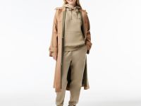 Женское худи Lacoste свободного кроя с карманом-кенгуру