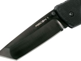 Складной тактический нож Cold Steel Recon 1 Tanto, сталь CPM-S35VN, рукоять G10, черный