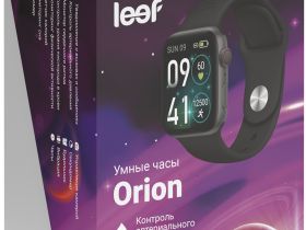 Умные часы Leef Orion Чёрные