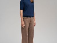 Легкий джемпер с коротким рукавом