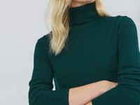 Базовая водолазка, Зеленый