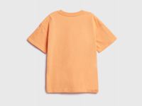 Футболка с принтом для мальчиков, Оранжевый