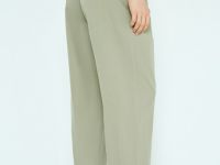 Хлопковые брюки Balloon с эластичным поясом, Зеленый