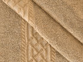 Полотенце махровое Costanza, горчица