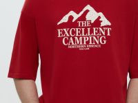 Футболка из хлопка с принтом