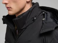 Утепленная куртка со съемным капюшоном