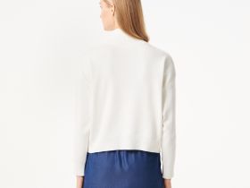 Женский свитер Lacoste свободного кроя на молнии