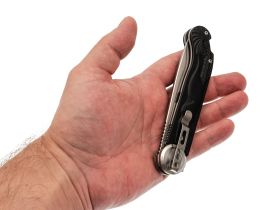 Складной нож Перемен Мысь SW, сталь 8Cr14MoV, рукоять FRN, черный