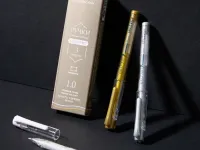 Набор гелевых ручек Малевичъ 3 шт, 1,0 мм, золотая, серебряная, белая