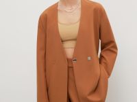 Жакет с v-образным вырезом