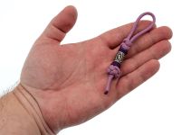 Темляк для складного ножа с бусиной "Obereg", P/B, розовый