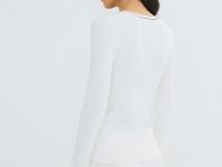 Кардиган с V-вырезом, Белый