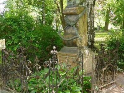Могила Надсона С.Я. (1862-1887), поэта