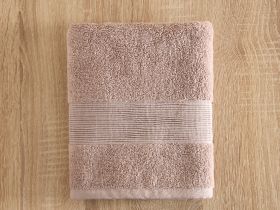 Полотенце махровое Piega, бежевое