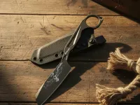 Скелетный нож Mr.Blade Abuser LE Ghost blackwash, сталь AUS-8