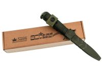 Тактический нож Kizlyar Supreme Combat SW, сталь AUS-8, рукоять кратон, оливковый