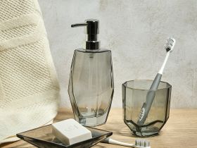 Стакан для зубных щеток Savona, прозрачный