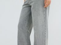 Джинсы со средней посадкой, Бежевый