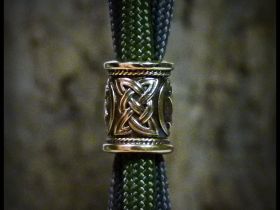 Бусина "Старший Футарк. Руна Соулу" (малая) для темляков или браслетов