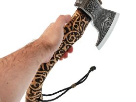 Топор Медведь средний, гравированный