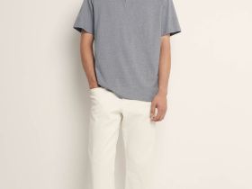 Поло прямого силуэта в полоску