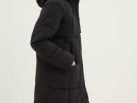 Пальто утепленное с капюшоном