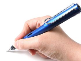 Ручка перьевая LAMY 028 al-star, EF Синий