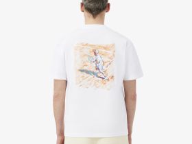 Мужская хлопковая футболка Lacoste
