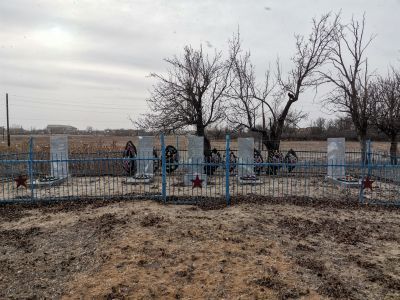 Братская могила советских воинов, погибших в период Сталинградской битвы