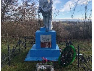 Братская воинов Советской Армии, погибших в период Великой Отечественной войны. Захоронено 18 человек, установлено фамилий на 6 человек. Скульптура установлена в 1962 году