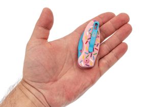 Нож складной Mr.Blade Rexbo Gen.2 Doughnut, сталь D2 BL, рукоятка G10 Pink