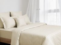 Постельное белье Ecru, страйп-сатин 40962-1