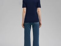 Легкий джемпер-поло приталенного кроя