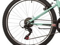 Подростковый велосипед Novatrack Action 24, год 2023, цвет Зеленый-Голубой, ростовка 12